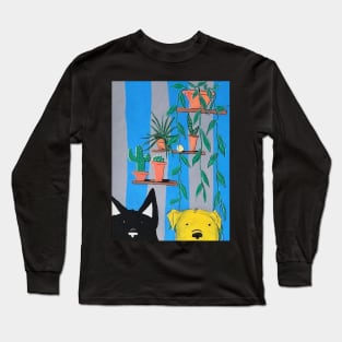 Houseplants & Canines Long Sleeve T-Shirt